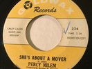 NORTHERN SOUL Percy Milem SHE'S ABOUT A MOVER Goldwax 45 rare KILLER dancer