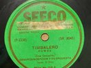 CESAR CONCEPCION Y SU ORQ. EL TIMBALERO  78RPM  SEECO 2237  MADEN IN PERU