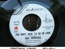 GAIL WYNTERS promo 'You Don't Have To Be In Love' ORIGINAL Northern Soul 45