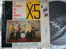 LOS X-5 A GO GO - al compas de Nueva Ola / GARAGE SURF PUERTO RICO LP KUBANEY