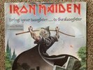 Iron Maiden-bring Your Daughter-7”etched Signed Picture Pic Vinyl-limited-
