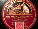 Savoy Havana Band + Billy Barton   Miss Annabelle Lee   HMV B5359 hot
