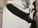 LED ZEPPELIN I - PLUM LABEL  1969  LP RECORD WITH SILVER STRIPE - SCRATCHED