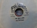 THE SOLITAIRES THE TIME IS HERE  // HONEY BE DOO-WOP PROMO OLD TOWN 45 EXCELLENT
