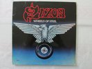 SAXON - 'Wheels of Steel' VG++ Vinyl LP - FRENCH Import  Original 1980 - 747 (St