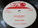 HORACE ANDY - SERIOUS THING  / WACKIE'S 45 RPM ORIGINAL RARE