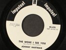 JOHNNY HARTMAN: sunrise, sunset / the more i see you IMPULSE 7