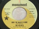 THE VELVETS Baby The Magic Is Gone / Let The Fool  NORTHERN SOUL PROMO Monument