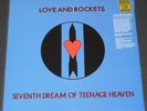 LOVE AND ROCKETS seventh dream USA LP new BLUE VINYL limited #1134/1500 bauhaus