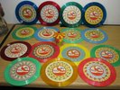 Vintage Red Raven Movie Records Magic Mirror Carousel And 15 Records 1950's