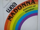 MADONNA Burning Up & Holiday 12 Inch Single RARE Import Mexico WEA Mexican Press