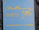 Oistrakh. Beethoven. Violin and piano sonatas. Lev Oborin. 3 lp box set. Stereo