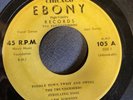 Chicago Ebony Records 45 The Thunderbirds RARE R&B Doo Wop Blues Rockabilly Hear