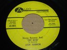 OHIO GARAGE POPCORN SOUL 45 - LEON HARMON - CRY NOW / I WANNA BE LOVED - ALCO