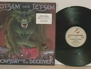 FLOTSAM and JETSAM Doomsday For The Deceiver LP VG+ Orig  1986 Metal Blade