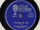 Orig FI-TONES QUINTETTE Silly & Sappy / I Belong To You 78 Atlas R&B Doo Wop