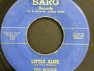DOO WOP 45 - THE MOODS - LADY OF THE SEA / LITTLE ALICE - SARG - HEAR LISTEN