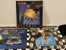 Def leppard vinyl lp bundle high n dry ,on through the night , pyromania, all EX