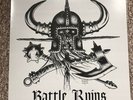 Battle Ruins LP Rock N Roll Disgrace Records Red Pressing Unplayed