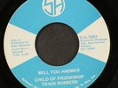 CHILD OF FRIENDSHIP TRAIN ROBBERS: will you answer / giving up SUNCOAST ARTISTS