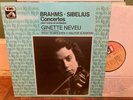 EMI (France) 2908241: Neveu, Brahms & Sibelius Violin Ctos. NM Remaster