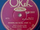 78 rpm Troy Floyd Plaza Hotel Orch.-Shadowland Blues 1928 Okeh 8571 San Antonio
