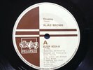 ALIAS BROWN - DREAMS rare UK 1980 / MODERN SOUL BOOGIE FUNK / ELLIE JAY / MINT-