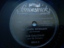 Cab Calloway 78rpm Single 10-inch Brunswick Records #80018 St. James Infirmary