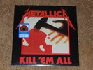 Metallica Kill 'em all walmart exclusive colored Jump in the fire red vinyl lp