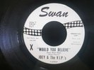 Northern Soul Rare Joey & The V.I.P.'S Would You Believe Swan Demo Original