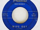 THE SURFARIS - WIPE OUT b/w SURFER JOE - PRINCESS 45 - RE1 - SHORT VERSION