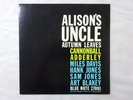 Cannonball Adderley Alison's Uncle /   Blue Note BNJ 27001 Japan   EP