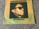 LIGHTNIN' HOPKINS BLUES LET'S WORK AWHILE UK BLUE HORIZON LP 2431 005 RARE