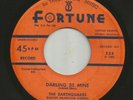DOOWOP R&B - EARTHQUAKES - DARLING BE MINE  /  BASHFUL GUY - HEAR -1959 FORTUNE