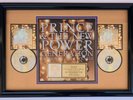 PRINCE - DOUBLE PLATINUM RIAA RECORD AWARD Diamonds and Pearls / To Russ Thyret