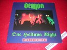 Demon - One Helluva Night, 2 Vinyl LP Set 1989, Flametrader 30000-416