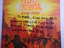 NUCLEAR ASSAULT game Over signed cover by Anthony Bramante – guitarist(to Mark)