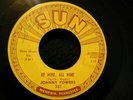 JOHNNY POWERS Be Mine, All Mine / With Your Love, ... Rockabilly Rock Sun 45 VG