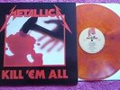 METALLICA - Kill em All LP Orange swirl vinyl.Rare Metal,Rock,Slayer,Motorhead