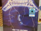 METALLICA - RIDE THE LIGHTNING - WALMART EXCLUSIVE ELECTRIC BLUE VINYL  FREE SHI