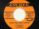 Doo-Wop 45 - Mellows & Lillian Leach - Smoke From Your Cigarette - Jay-Dee - VG+