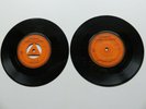 JOHNNY CASH 1958 PAIR 1 SIDED LONDON DEMO RECORDS  YOU TELL ME   GOODBYE LITTLE
