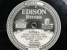 GOLDEN GATE ORCHESTRA - ‘WHEN THE RED RED ROBIN…’ EDISON DIAMOND DISC, ROLLINI