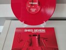 SHED SEVEN - INSTANT PLEASURES LTD ED  RED VINYL LP HAND SIGNED SLEEVE