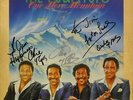 THE FOUR TOPS 'ONE MORE MOUNTAIN' VINYL LP AUTOGRAPHED BY 4 CASABLANCA CANS3