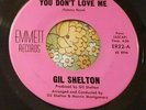 Unknown Mod Garage Fuzz Dancer 45 Gil Shelton You Don't Love Me NM HEAR