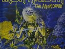 IRON MAIDEN 'LIVE AFTER DEATH' VINYL DOUBLE LP EMI RIP 1 EX-/EX- + TOUR BOOKLET