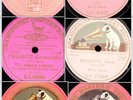 6x ENRICO CARUSO auf alten 1-seitigen  Pressungen  Schellackplatte 78rpm Set198
