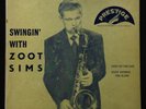 Zoot Sims-Swingin' With-Prestige 117-10 INCH BLUE LABEL