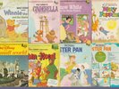 Walt Disney 7LP:Cinderella Winnie The Pooh Snow White Peter Pan Mary Poppins